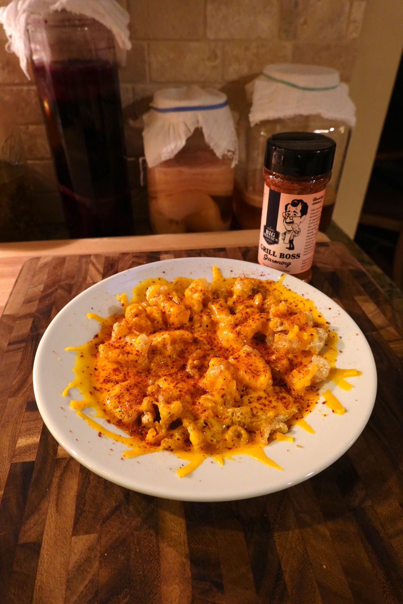 Mac and cheese with Grill Boss seasoning