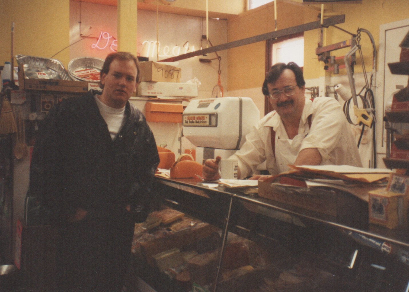 At the D&S Meats counter